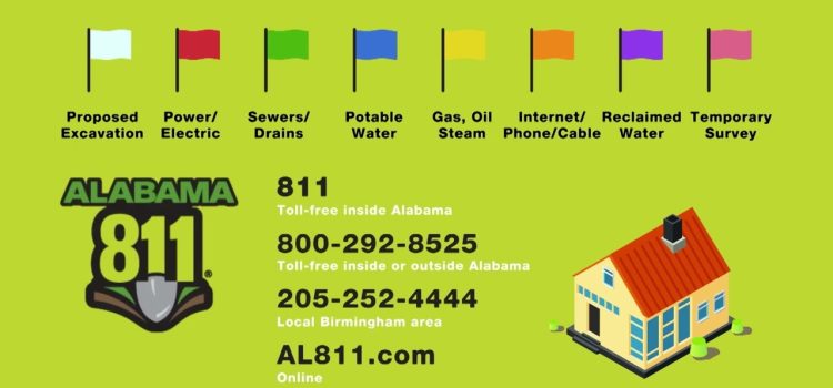 Alabama 811 Flags Explained